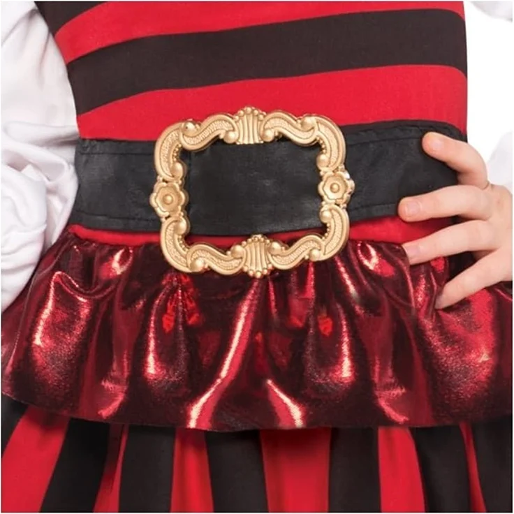 Amscan kostüm Little Lass Polyester rot/schwarz 4-6 Jahre – Bild 3