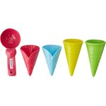 Spielstabil 7413 Eis-Duo im Netz 4 Eistüten und 1 Portionierer (sortiert)