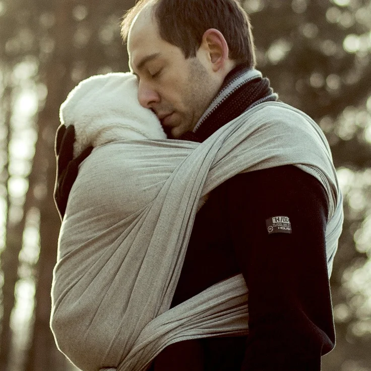 Didymos tta-841-006 Babytragetuch, größe 6, M, grau/silber – Bild 3