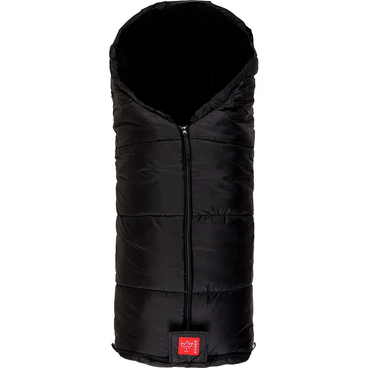 Kaiser 6570625 - Fußsack "Thermo Aktion", Farbe: schwarz