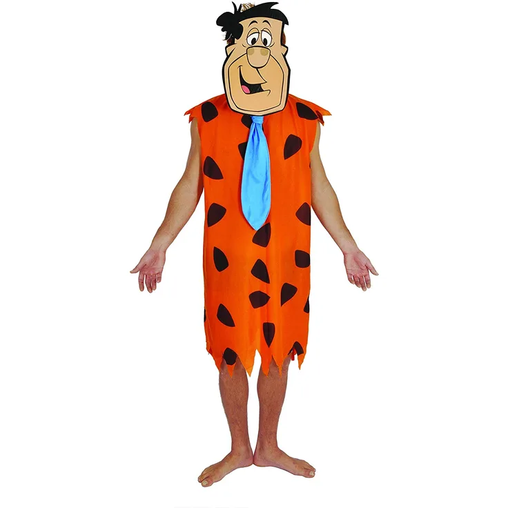 Ciao Fred Flintstones Original Kostüm für Erwachsene (Einheitsgröße), Farbe, 11694