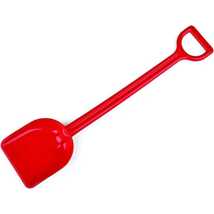 Hape E4076 - Starke Schaufel, 40 cm, Strandspielzeug/Sandspielzeug, rot