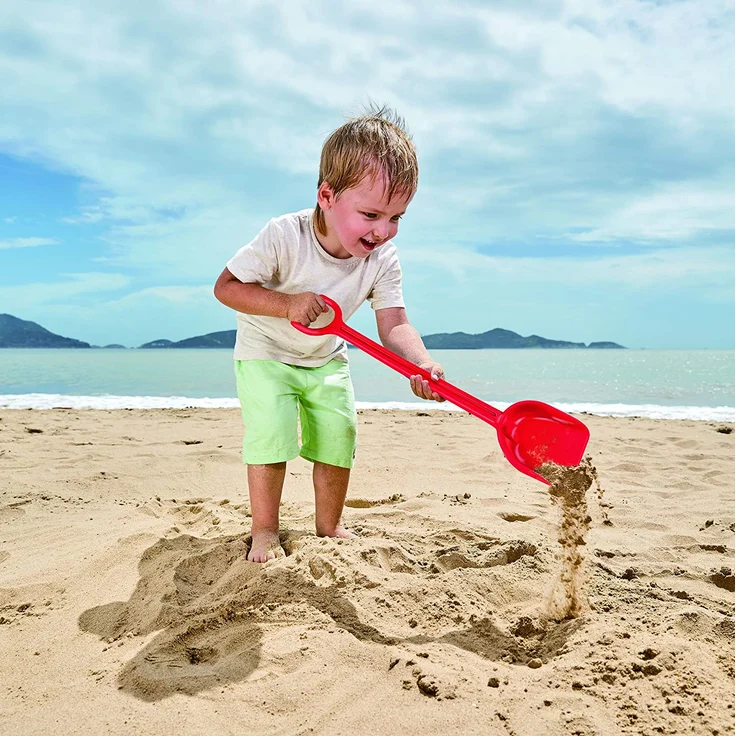 Hape E4076 - Starke Schaufel, 40 cm, Strandspielzeug/Sandspielzeug, rot – Bild 2