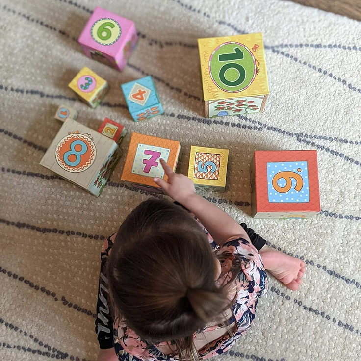 Haba 5879 Stapelwürfel 'Auf dem Land', lustiges Stapelspiel für Babys ab 1 Jahr, Stapelwürfel aus stabilem Karton, BPA-frei, Turm mit niedlichen Bauernhofmotiven - Preisvergleich – Bild 9