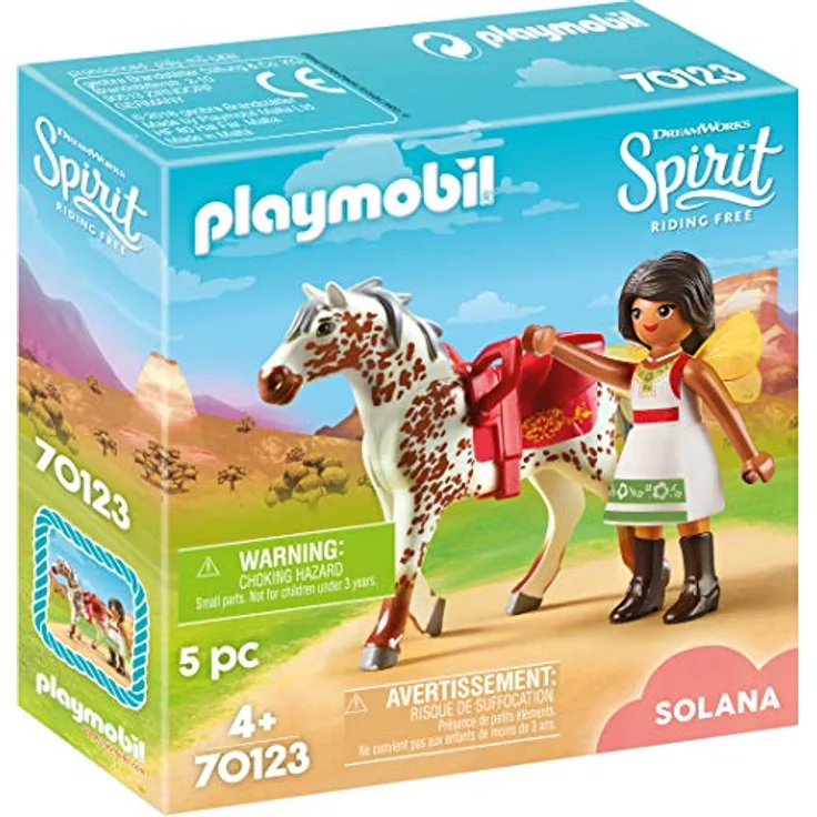 PLAYMOBIL 70123 Spirit - Riding Free Solana beim Voltigieren, bunt