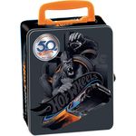 Theo Klein 2881 Hot Wheels Sammelkoffer I Metallkoffer für bis zu 50 Autos I Praktische Unterteilungen I Maße: 37,5 cm x 26 cm x 8,5 cm I Spielzeug für Kinder ab 3 Jahren