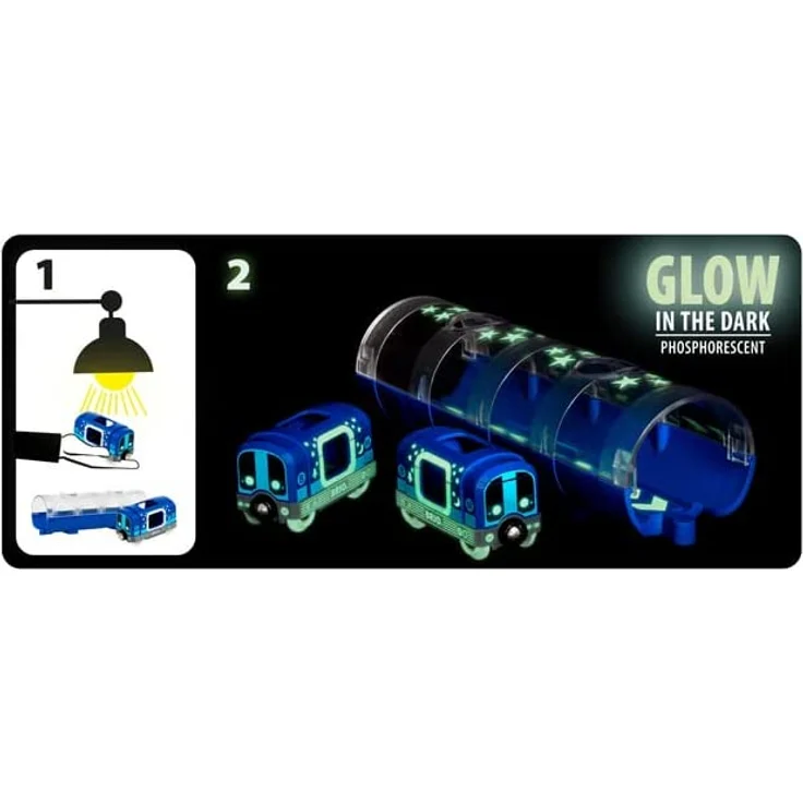 BRIO Bahn 33970 - Tunnel Box U-Bahn Glow in the Dark – Bild 13