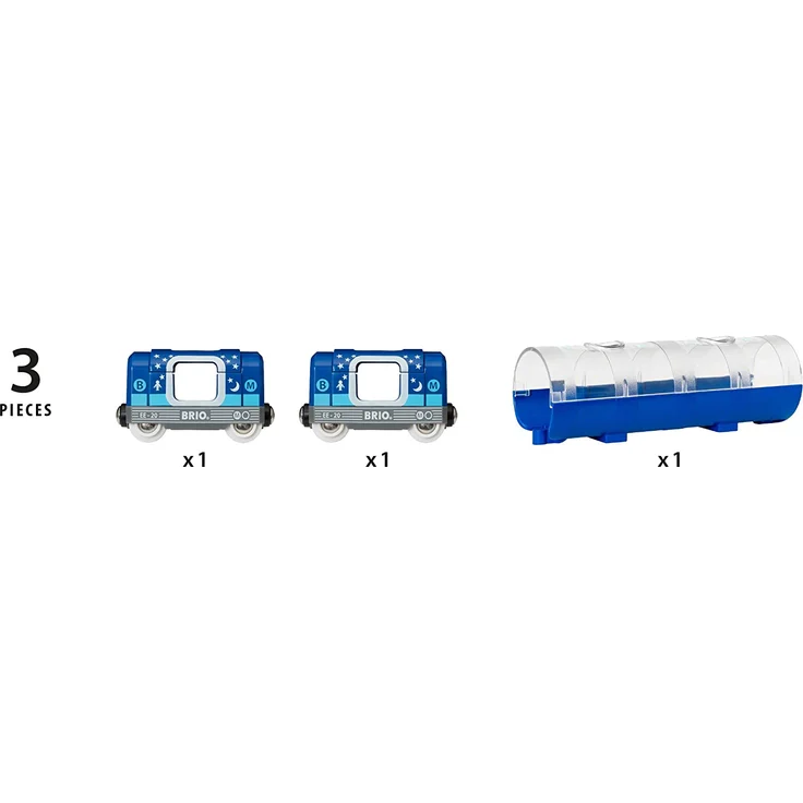 BRIO Bahn 33970 - Tunnel Box U-Bahn Glow in the Dark – Bild 3