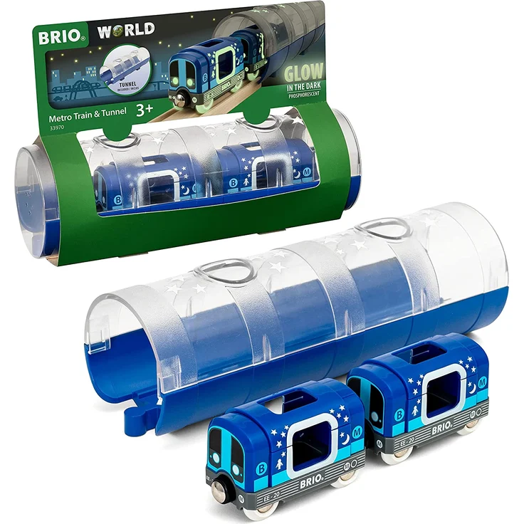 BRIO Bahn 33970 - Tunnel Box U-Bahn Glow in the Dark – Bild 1