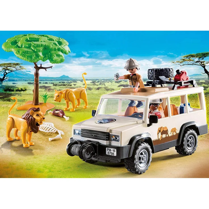 PLAYMOBIL Wild Life 6798 Safari-Geländewagen mit Seilwinde, Ab 4 Jahren – Bild 2