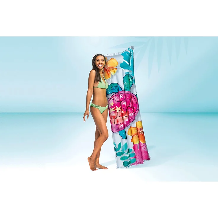 Intex 59720 Matratze Floral, Mehrfarbig, 183 x 69 cm - 1x Luftmatratze, zufällige Farbauswahl – Bild 5