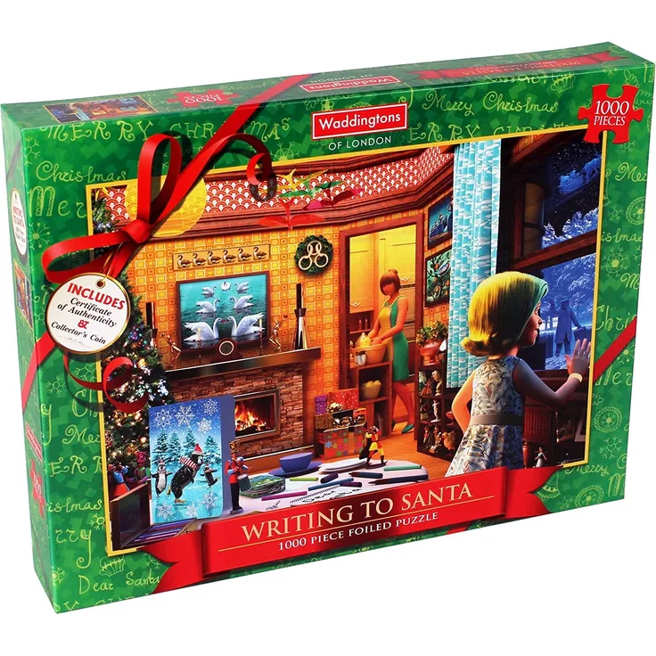 Winning Moves 001861 Waddingtons Christmas 2017 Writing to Santa 1000 Piece Jigsaw Puzzle [UK-Import]