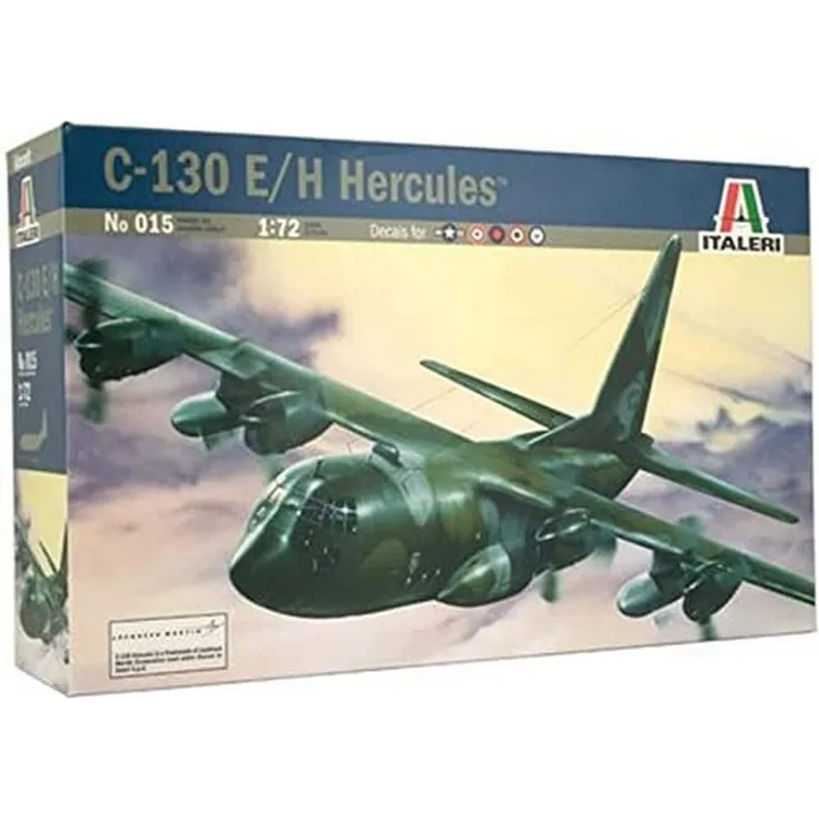 Italeri C - 130 HERCULES E/H Fixed-wing aircraft model Montagesatz 1:72 C - 130 HERCULES E/H Kunststoff 90s