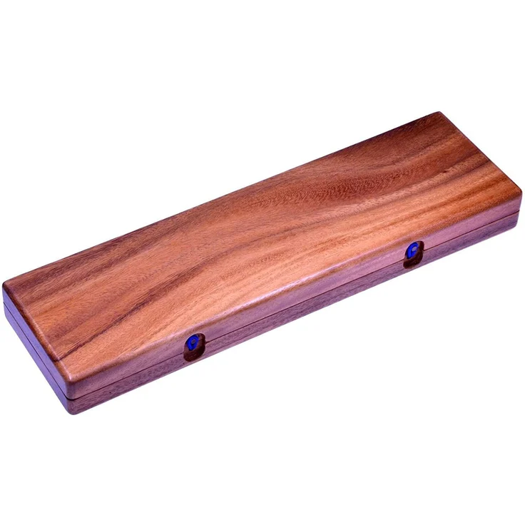Hus - 2. Wahl - für 2 Spieler - Spielfeld 25 x 44 cm - Bao - Kalaha - Bohnenspiel - Muschelspiel - Edelsteinspiel - Steinchenspiel aus Samena-Holz inkl. Edelsteinen – Bild 2