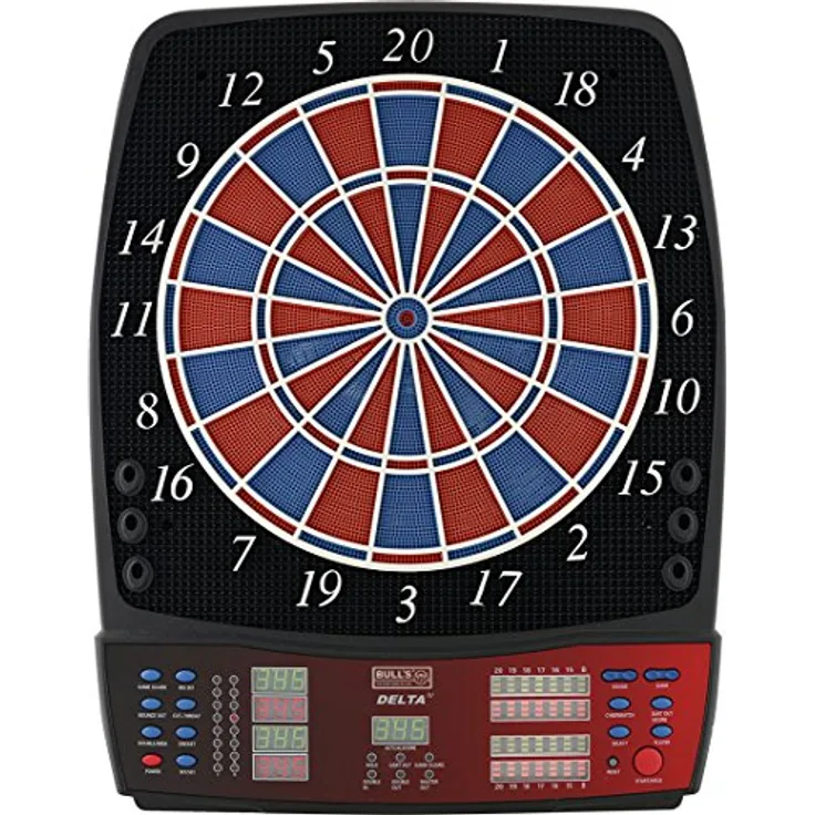 BULL'S 'Delta Iv Russ Bray Sound' Elektronik Dartboard, Mehrfarbig, 59 x 46 cm
