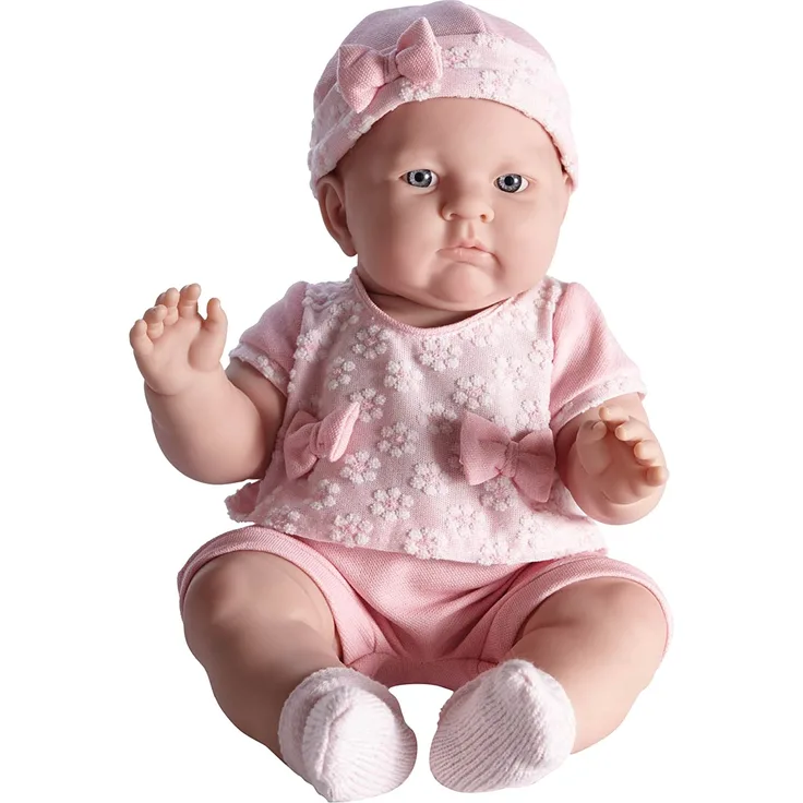 JC TOYS, realistische Baby-Puppe Lily, Hellrosa, 45,7 cm