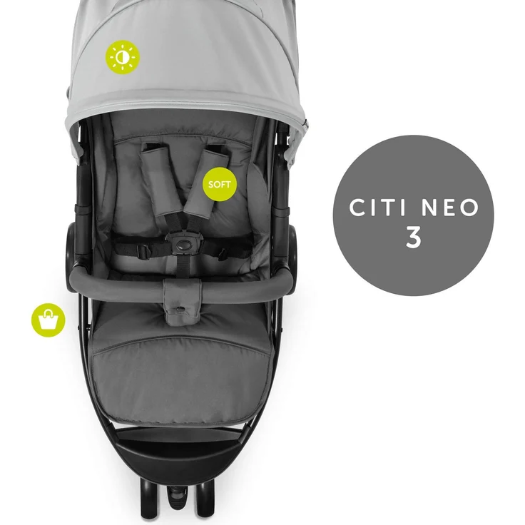 HAUCK City Kinderwagen Citi Neo 3 grau – Bild 9