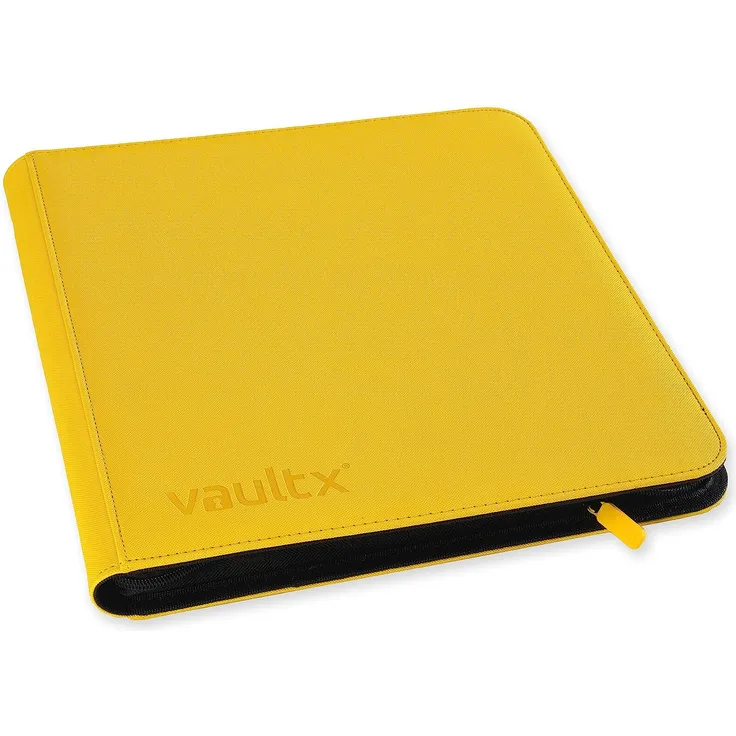 Vault X Premium eXo-Tec Zip Heftmappe - 12 Fächer Sammelkarten Trading Cards Mappe - 480 Fächer mit Seitenöffnung für Spielkarten zum sammeln und tauschen