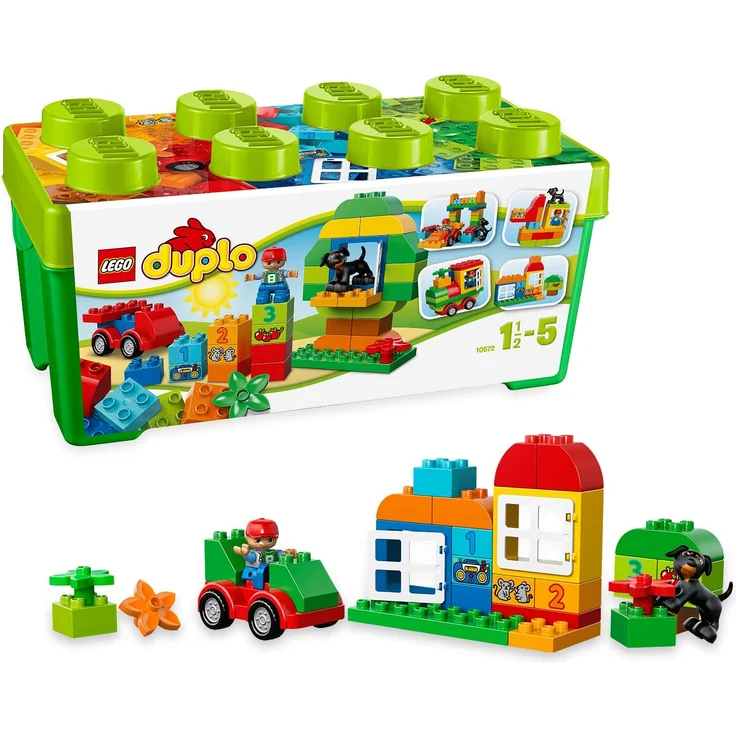 LEGO 10572 DUPLO Große Steinebox, Kreatives Lernspielzeug - Preisvergleich – Bild 1