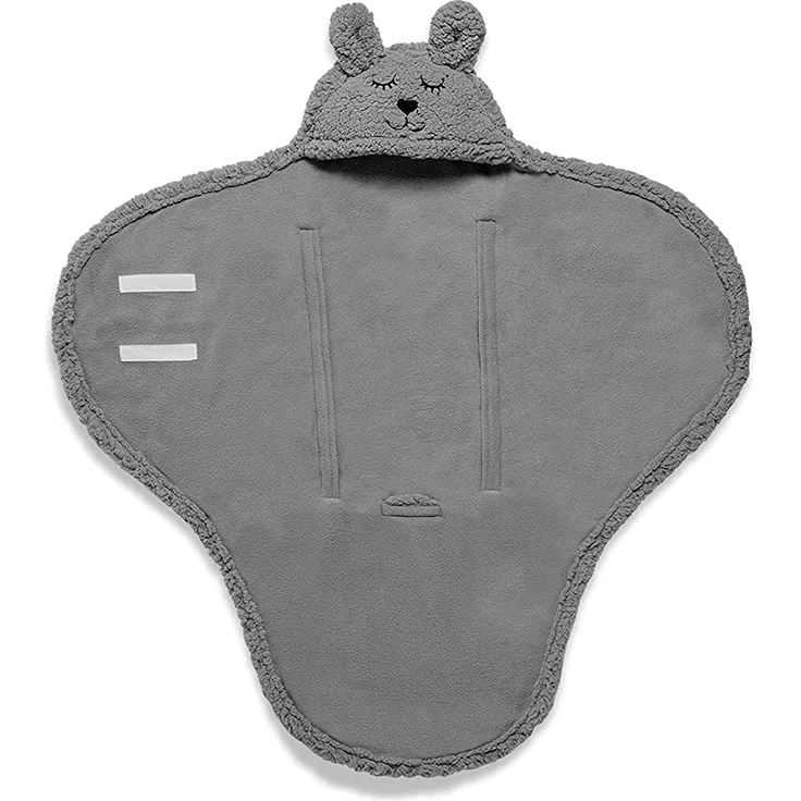 Jollein Bunny Wickeldecke Storm Grey Grau