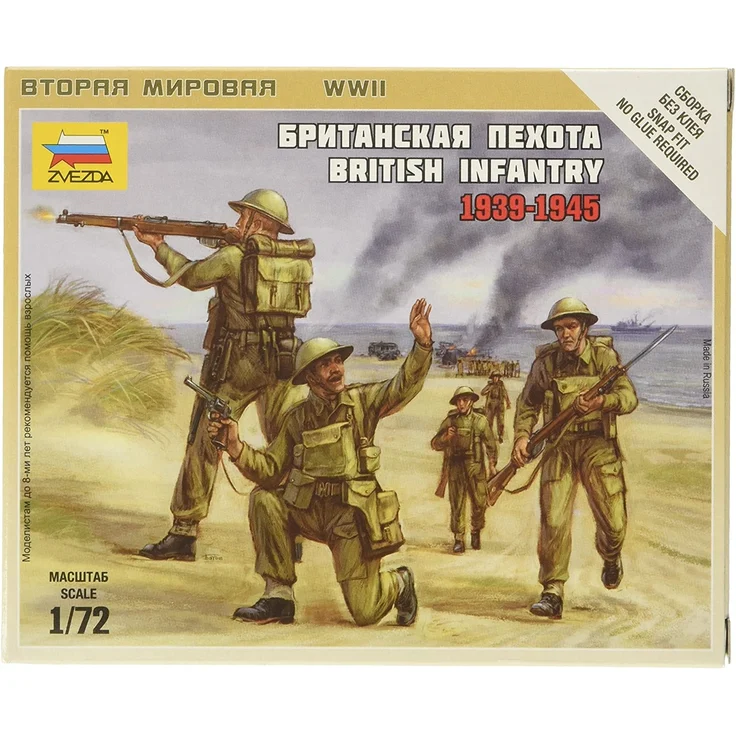 Zvezda British Infantry /1939-42/ 1:72 (6166) – Bild 1