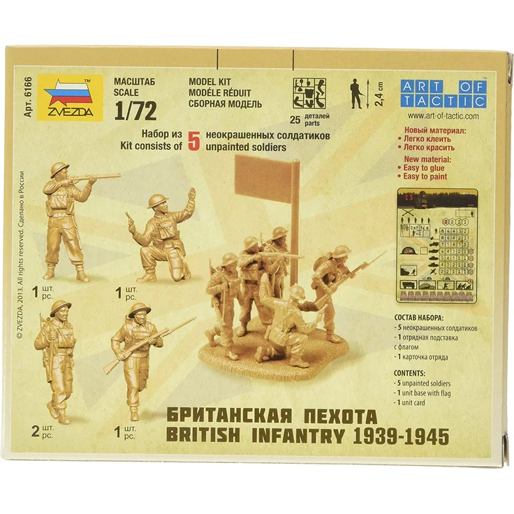 Zvezda British Infantry /1939-42/ 1:72 (6166) – Bild 2