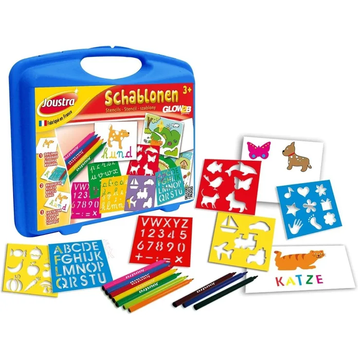 Bastelkoffer Stifte & Schablonen