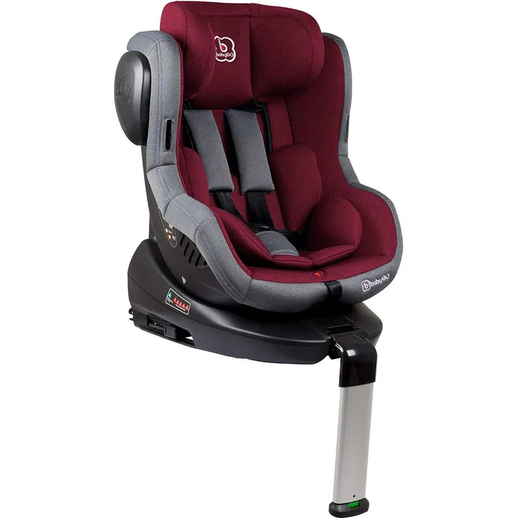 BabyGo Kindersitz Autositz ISO 360 Gr.0+ bis 18kg Isofix red 2201