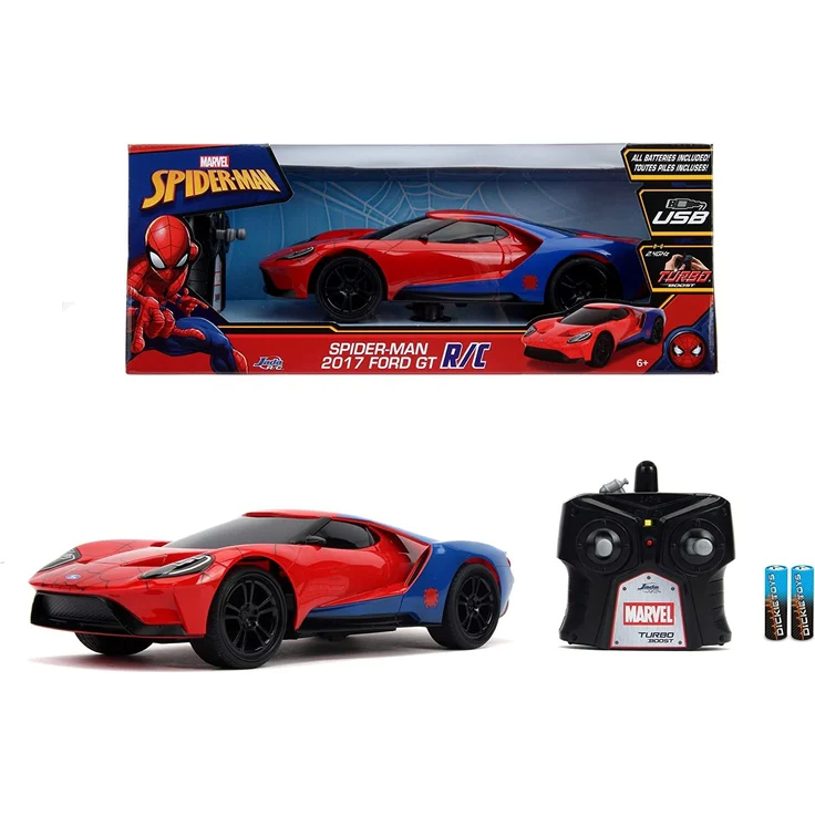 Jada 253226002 Marvel Spider-Man RC 2017 Ford GT 1:16 – Bild 7