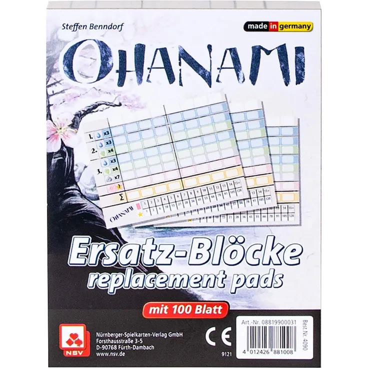NSV - Ohanami, Ersatzblöcke, 2er Set, Spielblöcke