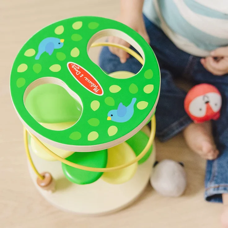 Melissa & Doug Rollables Baumhaus | Aktivitätsspielzeug für die frühe Entwicklung Jungen & Mädchen ab 1J. | Babyspielzeug aus Holz ab 12 Monaten | Ursache-Wirkung-Babyspielzeug mit sensorischen Bällen – Bild 4