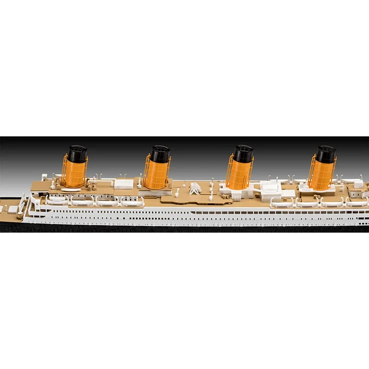 Revell 05498 RMS Titanic, Schiffsbausatz 10 Modellbausatz mit Easy-Click-System, farbige Bauteile, für Einsteiger, Mehrfarbig, 1:600/44,8 cm – Bild 7