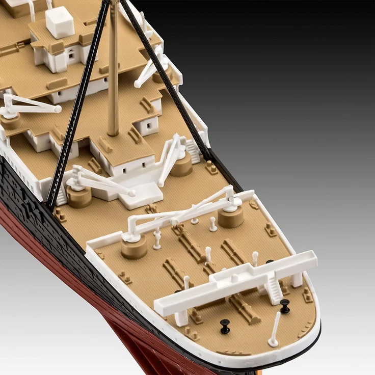 Revell 05498 RMS Titanic, Schiffsbausatz 10 Modellbausatz mit Easy-Click-System, farbige Bauteile, für Einsteiger, Mehrfarbig, 1:600/44,8 cm – Bild 5