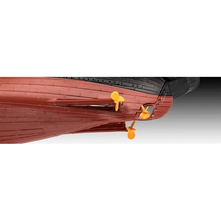 Revell 05498 RMS Titanic, Schiffsbausatz 10 Modellbausatz mit Easy-Click-System, farbige Bauteile, für Einsteiger, Mehrfarbig, 1:600/44,8 cm – Bild 6