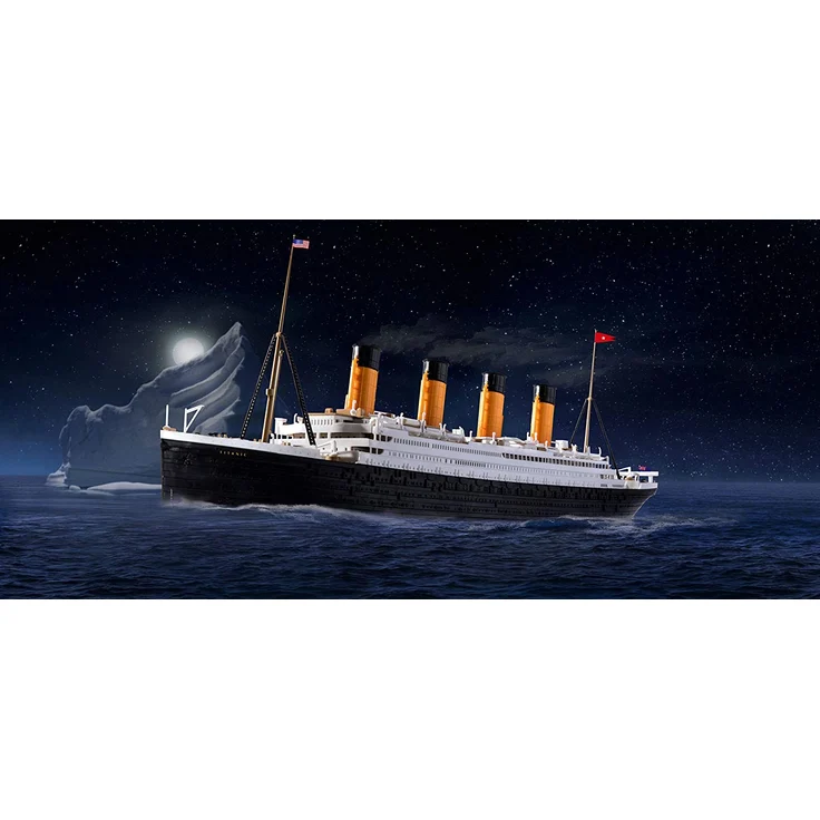 Revell 05498 RMS Titanic, Schiffsbausatz 10 Modellbausatz mit Easy-Click-System, farbige Bauteile, für Einsteiger, Mehrfarbig, 1:600/44,8 cm – Bild 11
