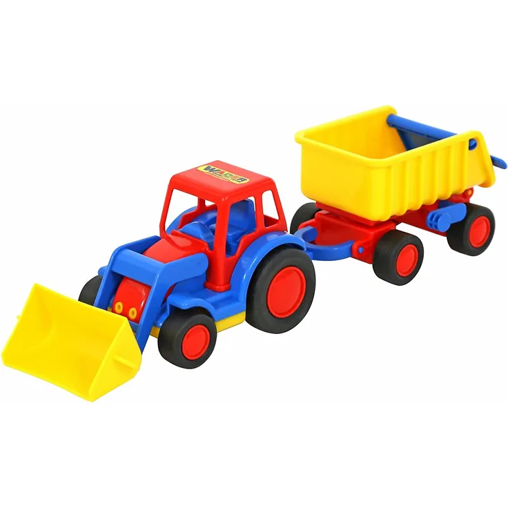 Wader 36130 - Basics Traktor mit Anhänger