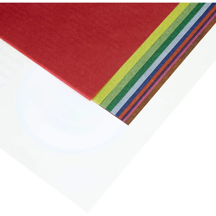 folia 888 - Transparentpapier im Heft, Drachenpapier, ca. 20 x 30 cm, 10 Blatt sortiert in 10 Farben, 42 g/qm, durchschimmernd, zum Basteln von Windlichtern, Laternen, Fensterbildern, und vielem mehr – Bild 7