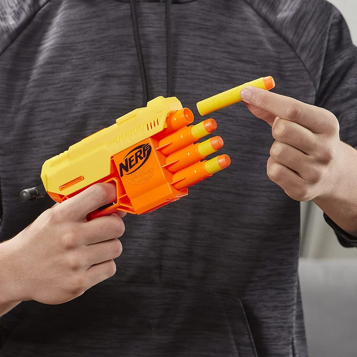 Fang QS-4 Nerf Alpha Strike Spielzeug-Blaster - inklusive zehn Nerf Elite Darts - für Kinder, Teenager, Erwachsene – Bild 8
