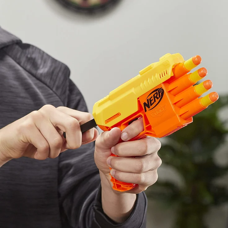 Fang QS-4 Nerf Alpha Strike Spielzeug-Blaster - inklusive zehn Nerf Elite Darts - für Kinder, Teenager, Erwachsene – Bild 9