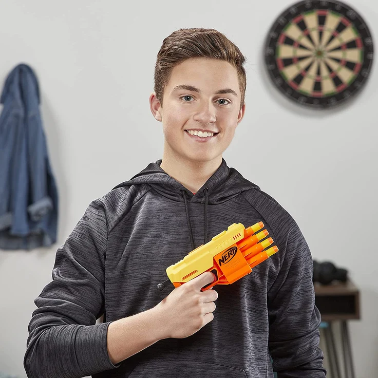 Fang QS-4 Nerf Alpha Strike Spielzeug-Blaster - inklusive zehn Nerf Elite Darts - für Kinder, Teenager, Erwachsene – Bild 7