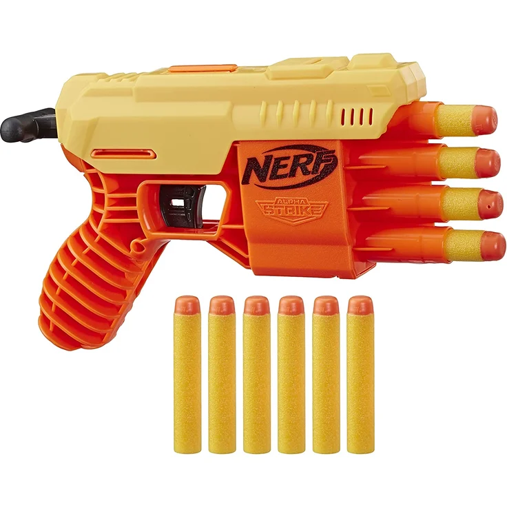 Fang QS-4 Nerf Alpha Strike Spielzeug-Blaster - inklusive zehn Nerf Elite Darts - für Kinder, Teenager, Erwachsene – Bild 2