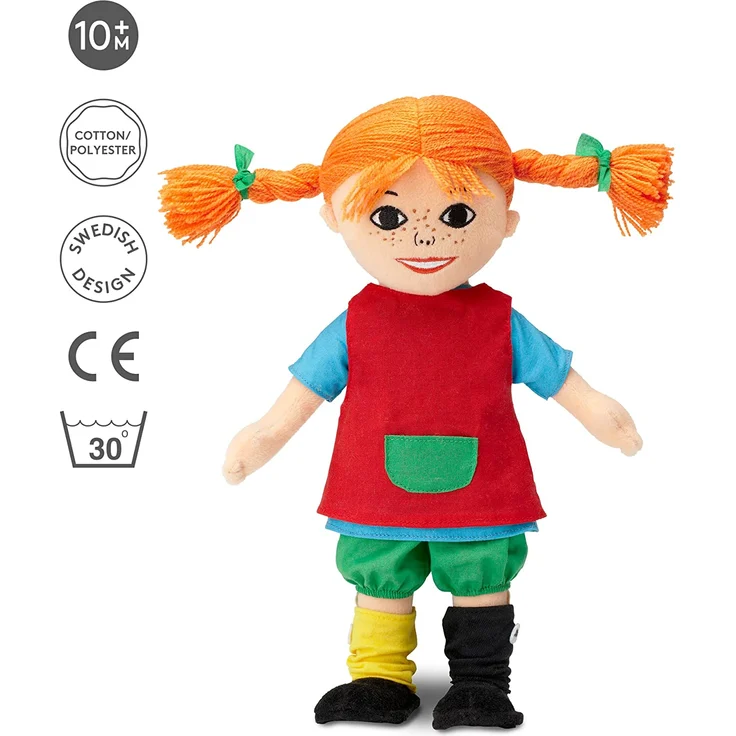 Pippi-Puppe 30 cm – Bild 4