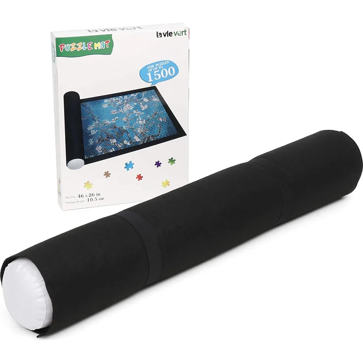 LAVIEVERT Puzzle-Rollenmatte / Puzzle-Aufbewahrung / Puzzle-Sparer / Puzzle-Speichersystem / Puzzleunterlage / Puzzlematte, umweltfreundliches Material, Puzzles bis zu 1500 Stück aufbewahren - Preisvergleich – Bild 6
