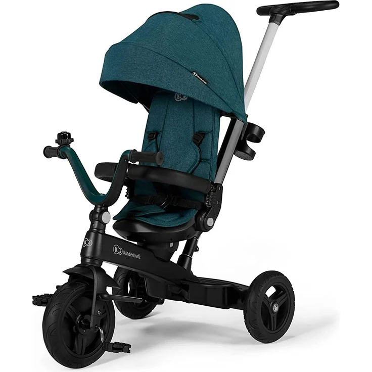 Kinderkraft 5-in-1 Dreirad TWIPPER - grün – Bild 1