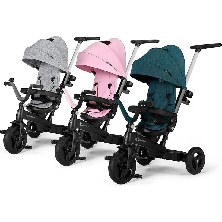 Kinderkraft 5-in-1 Dreirad TWIPPER - grün – Bild 11