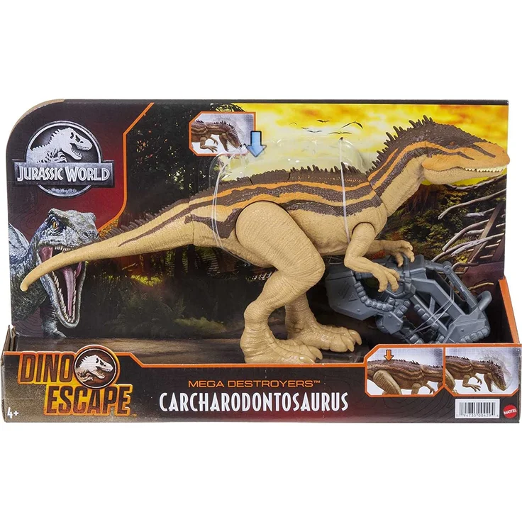 Mattel HBX39 Jurassic World Mega-Zerstörer-Dinosaurier Carcharodontosaurus – Bild 6