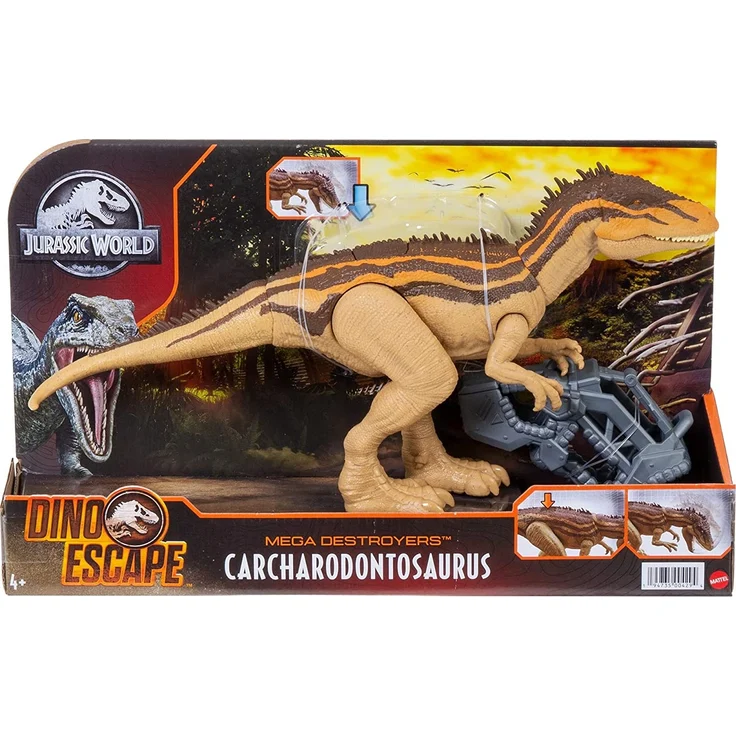 Mattel HBX39 Jurassic World Mega-Zerstörer-Dinosaurier Carcharodontosaurus – Bild 7