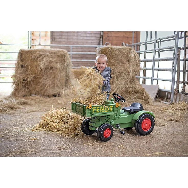 BIG - Fendt Geräteträger - Kindertraktor, Spielfahrzeug mit Präzisionskettenantrieb, 3-fach verstellbarer Sitz, bis 50 kg, Fendt Lizenz, für Kinder ab 3 Jahren – Bild 5