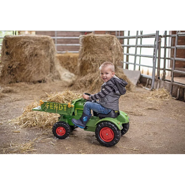 BIG - Fendt Geräteträger - Kindertraktor, Spielfahrzeug mit Präzisionskettenantrieb, 3-fach verstellbarer Sitz, bis 50 kg, Fendt Lizenz, für Kinder ab 3 Jahren – Bild 4