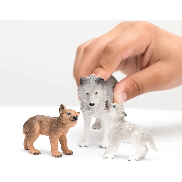 Schleich Wild Life Wolfsmutter mit Welpen - Preisvergleich – Bild 3